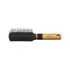 Deals, Discounts & Offers on Personal Care Appliances - Vega Mini Flat Brush with Wooden Colored Handle and Black Colored Brush Head