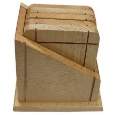 Deals, Discounts & Offers on  - Immense Wooden Tea Coaster Set (5 Coasters + Holder)
