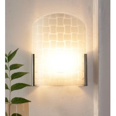 Deals, Discounts & Offers on  - Off White Glass Wall Light by New Era