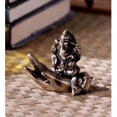 Deals, Discounts & Offers on  - Brown Brass Ganesha on Palm Statue by Handecor