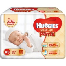 Deals, Discounts & Offers on Baby Care - Huggies Ultra Soft XS Size Diaper Pants Pant Diapers - XS(20 Pieces)