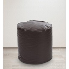Deals, Discounts & Offers on Furniture - Large Size Cylindrical Bean Bag Ottoman with Beans in Chocolate Brown Colour by Style Homez