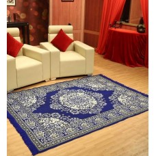 Deals, Discounts & Offers on  - Ethnic Motif Cotton 6 x 4.5 feet Machine made Carpet by Status
