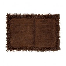 Deals, Discounts & Offers on  - Brown Cotton 24 x 16 Inch Furry Style Bath Mat by HomeFurry