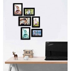 Deals, Discounts & Offers on  - Classy Memory Wall Timeline Black Wood Photo Frame by Art Street