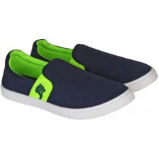 Deals, Discounts & Offers on Men - Aero Canvas Loafers For Men(Blue, Green)