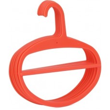 Deals, Discounts & Offers on Home Improvement - Happy to Hang Accesso Polypropylene Pack of 6 Scarf Hangers(Orange)