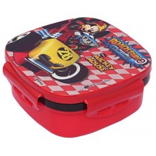 Deals, Discounts & Offers on Home & Kitchen - Disney Mickey Mouse Plastic Lunch Box Set, 3-Pieces, Multicolour (HMRPLB 20325-MK)