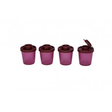 Deals, Discounts & Offers on Home & Kitchen - Signoraware Medium Spice Shaker Set, 90ml, Set of 4, Maroon