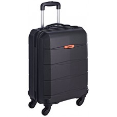 Deals, Discounts & Offers on  - [Rs. 200 Cashback - AWRS] Safari Polycarbonate 56 Ltrs Black Hardsided Carry On (REGLOSS ANTISCRATCH 4W 55 BLACK)