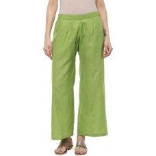 Deals, Discounts & Offers on Women - Libas Regular Fit Women's Green Trousers (Size XS)