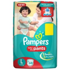 Deals, Discounts & Offers on Baby Care - Pampers Pants Diapers - L(68 Pieces)