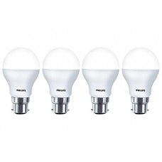 Deals, Discounts & Offers on  - Philips Base B22 9-Watt LED Bulb (Pack of 4, Cool Day Light)