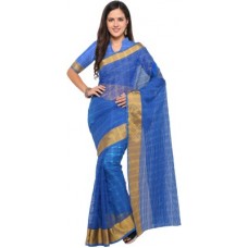 Deals, Discounts & Offers on Women - Sarngin Boutique Self Design Bollywood Art Silk Saree(Multicolor)