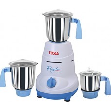 Deals, Discounts & Offers on Home & Kitchen - Tosaa Regalia 550-Watt Mixer Grinder (Blue and White)