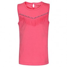 Deals, Discounts & Offers on  - Life by Shoppers Stop Girls Round Neck Solid Fringe Top (Size: 3-6 Months)