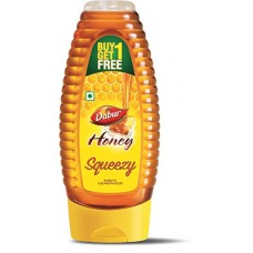 Deals, Discounts & Offers on Grocery & Gourmet Foods - BUY 1 GET 1 : Dabur 100% Pure Honey Squeezy Pack 400g [ More Inside]