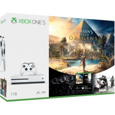 Deals, Discounts & Offers on Gaming - Microsoft Xbox One S 1 TB with Assassin's Creed Origins, Rainbow Six Siege at just Rs.22990 only