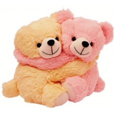Deals, Discounts & Offers on Toys & Games - Dimpy Stuff Couple Bear - 20 cm(Beige, Pink)