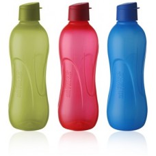 Deals, Discounts & Offers on Storage - Ratan All Fresh BPA Free PP with Fliptop Cap 1000 ml Bottle(Pack of 3, Red, Blue, Green)