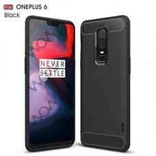 Deals, Discounts & Offers on  - OnePlus 6 Back Case Cover - Carbon Black