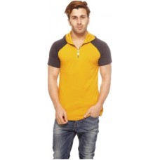 Deals, Discounts & Offers on Men - Gritstones Solid Men's Hooded T-Shirt
