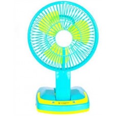 Deals, Discounts & Offers on Home Appliances - Jy Super Rechargeable portable Led Light 3 Blade Table Fan(Green & White, Multicolor)