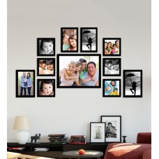 Deals, Discounts & Offers on  - Classy Memory Timeline Black Wood Photo Frame by Art Street