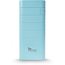 Deals, Discounts & Offers on Power Banks - [Rs. 60 Back] Syska 10000 mAh Power Bank (Power Boost 100)(Blue, Lithium-ion)