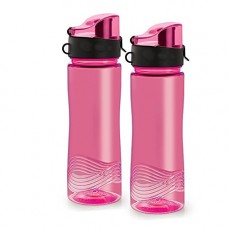 Deals, Discounts & Offers on Home & Kitchen - Cello Sportster Plastic Sports Bottle Set, 700ml, Set of 2, Pink