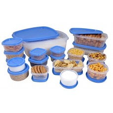 Deals, Discounts & Offers on Home & Kitchen - Princeware SF Package Container Set, 18-Pieces, Blue