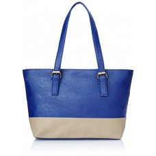 Deals, Discounts & Offers on Watches & Handbag - Alessia 74 Women's Tote Bag (Blue and Beige)