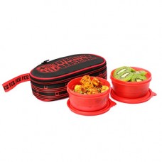 Deals, Discounts & Offers on Home & Kitchen - Cello FCBARCELONA Club 2 Container Lunch Box, Red, (Licensed by Cello)