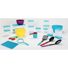 Deals, Discounts & Offers on Home & Kitchen - All Time Plastic Kitchen Store Set, 36-Pieces, Multicolour