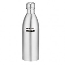 Deals, Discounts & Offers on Home & Kitchen - Nirlon Stainless Steel Water Bottle, 1 Litre, Silver (FB_48844)