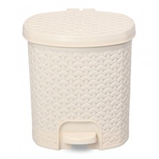 Deals, Discounts & Offers on Home & Kitchen - Cello Classic Plastic Pedal Bin 2, 12 Liters, Ivory