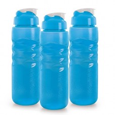 Deals, Discounts & Offers on Home & Kitchen - Cello Frost PET Bottle Set, 1.25 Litres, Set of 3, Blue