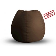 Deals, Discounts & Offers on Furniture - Style Homez XL Teardrop Bean Bag Cover (Without Beans)(Brown)