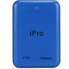 Deals, Discounts & Offers on Power Banks - Ipro 10400 mAh Power Bank (IP1042)(Blue, Lithium-ion)