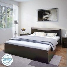 Deals, Discounts & Offers on Furniture - Flipkart Perfect Homes Carol Queen Bed(Finish Color - Wenge)