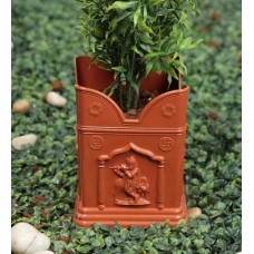 Deals, Discounts & Offers on Home Decor & Festive Needs - Brown Recycled Polypropylene Tulsi Small Planter Pot By Rajesh
