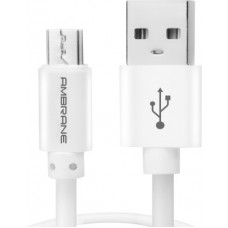Deals, Discounts & Offers on Mobile Accessories - Ambrane ACM-1 1m Sync & Charge Cable(White)