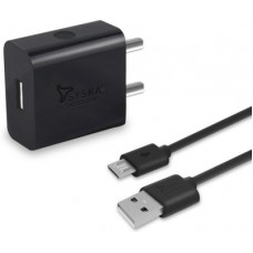 Deals, Discounts & Offers on Mobile Accessories - Syska WC-2A Mobile Charger(Black, Cable Included)