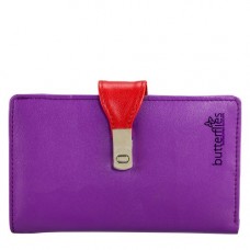 Deals, Discounts & Offers on Watches & Handbag - Butterflies Women's Wallet (Purple) (BNS 2146)
