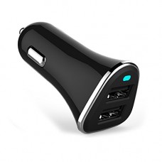 Deals, Discounts & Offers on  - Cavo CVO-2P24-BLK Dual Port 2.4A Car Charger (Black)