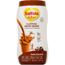 Deals, Discounts & Offers on  - Saffola Active Swiss Chocolate Slimming Nutri-Shake(400 g)