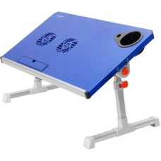 Deals, Discounts & Offers on Vegetables & Fruits - Flipkart SmartBuy Metal Portable Laptop Table(Finish Color - Blue)