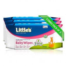 Deals, Discounts & Offers on  -  Little's Soft Cleansing Baby Wipes (Pack of 3, 80 Wipes)