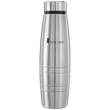 Deals, Discounts & Offers on Home & Kitchen - Amazon Brand - Solimo Sparkle Stainless Steel Fridge Water Bottle, 1000 ml