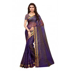 Deals, Discounts & Offers on  - Art Decor Sarees Women's Cotton Silk Saree With Blouse Piece